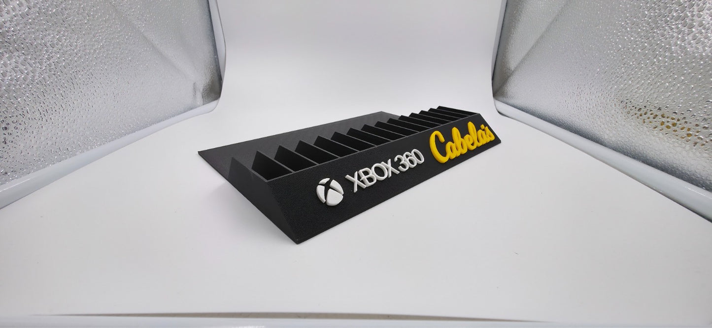 Expositor Cabelas xbox 360 14,15 Ranuras hecho en 3D