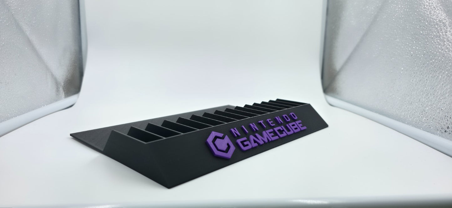 Expositor Stand 8,10,12,14,15 Ranuras juegos Nintendo Gamecube GC hecho en 3D