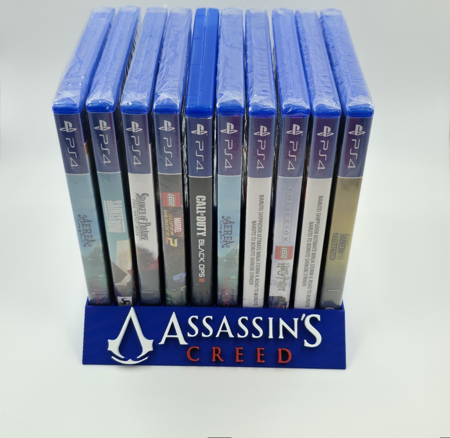 Expositor Assassins creed ps2,ps4,ps5 xbox 360, xbox, gc, wii, wii u 10,12,14,15 Ranuras