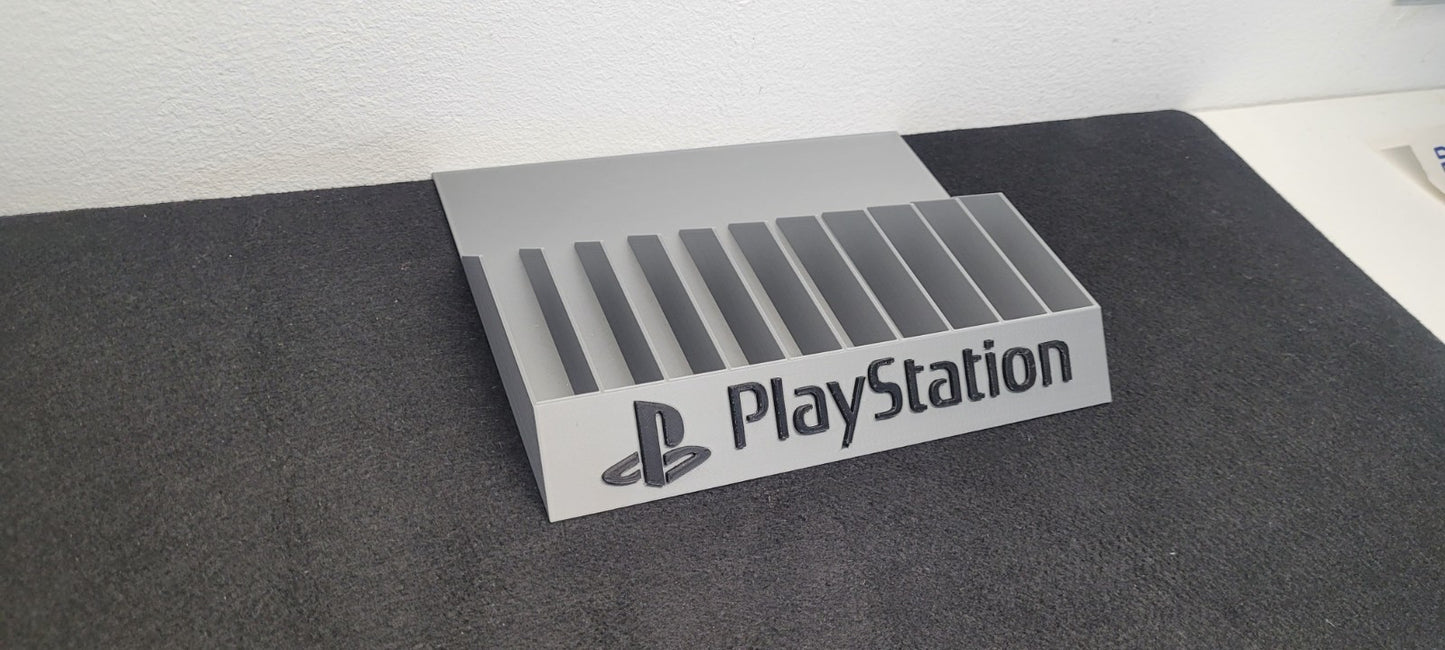 Expositor Stand 8,10,12 Ranuras juegos Sony PS1 Playstation 1 PSX hecho en 3D