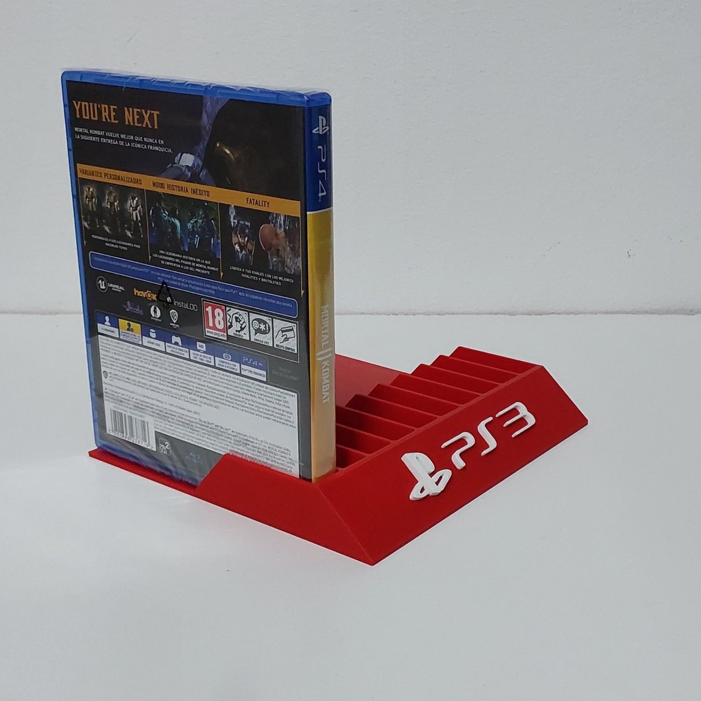 Expositor Stand Sony Playstation 3 PS3 8,10,12,14,15 Ranuras  hecho en 3D