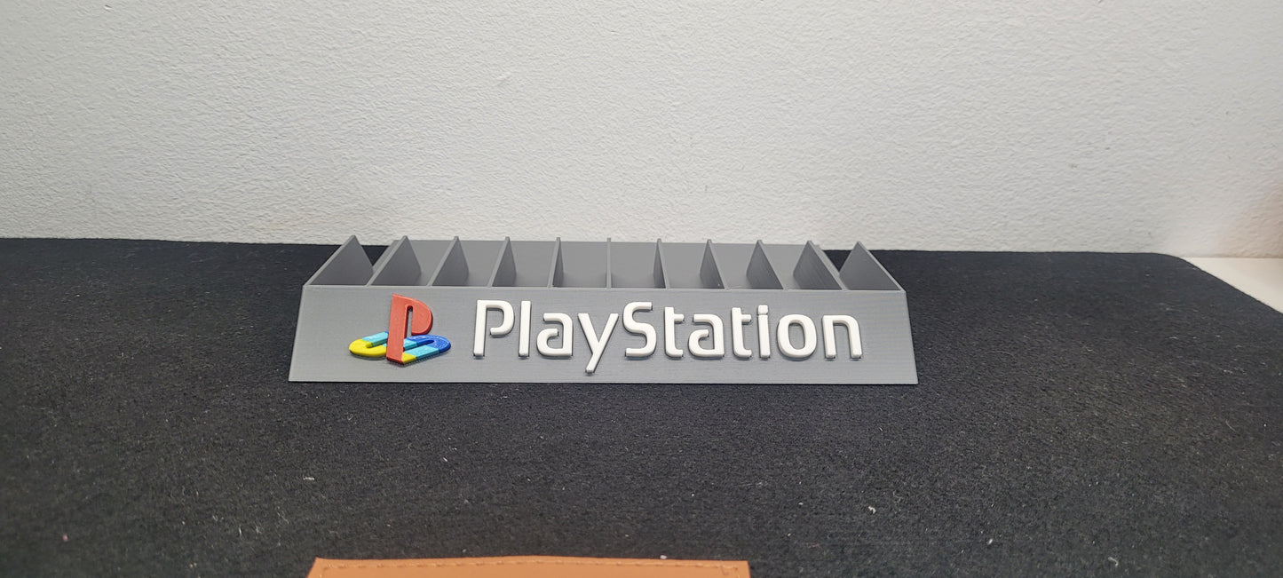 Expositor Juegos Sony PS1 PSX Logo multicolor