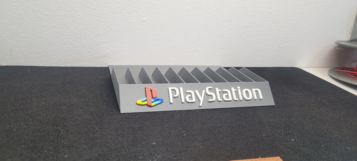 Expositor Juegos Sony PS1 PSX Logo multicolor