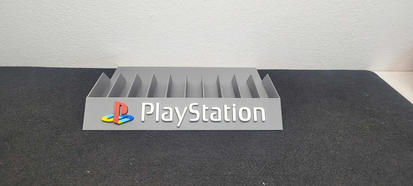 Expositor Juegos Sony PS1 PSX Logo multicolor