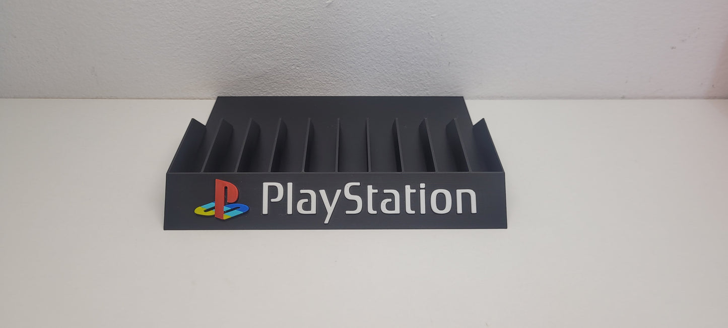 Expositor Juegos Sony PS1 PSX Logo multicolor