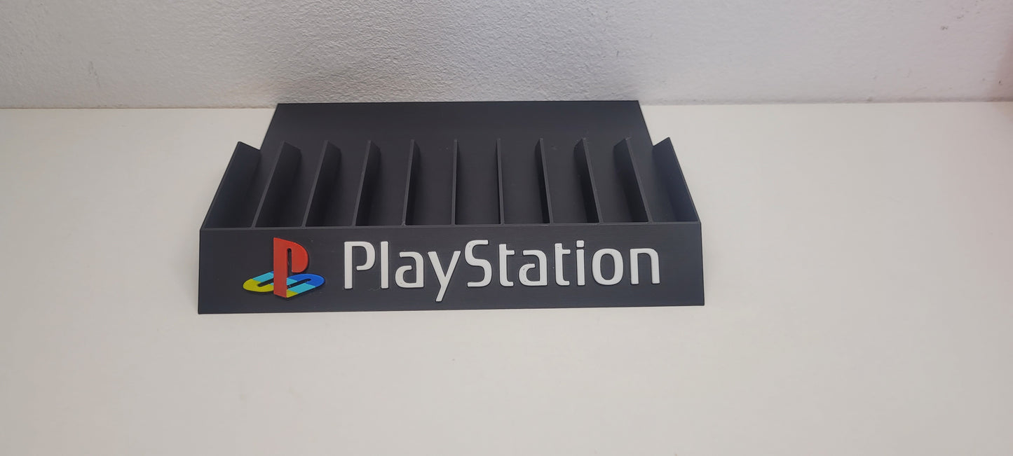 Expositor Juegos Sony PS1 PSX Logo multicolor