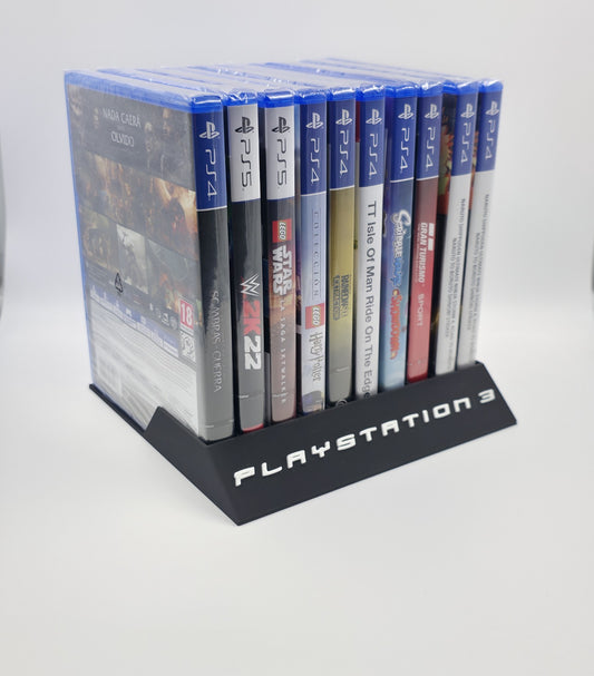 Expositor Stand Sony Playstation 3 PS3 8,10,12,14,15 Ranuras  hecho en 3D
