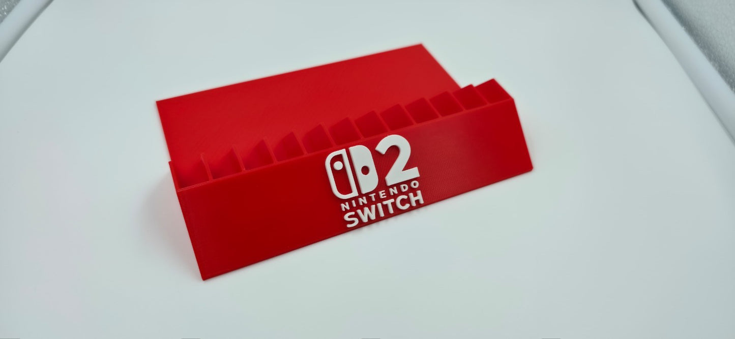 Expositor Stand Nintendo Switch 2 8,10,12,14,15,16,18 Ranuras  hecho en 3D