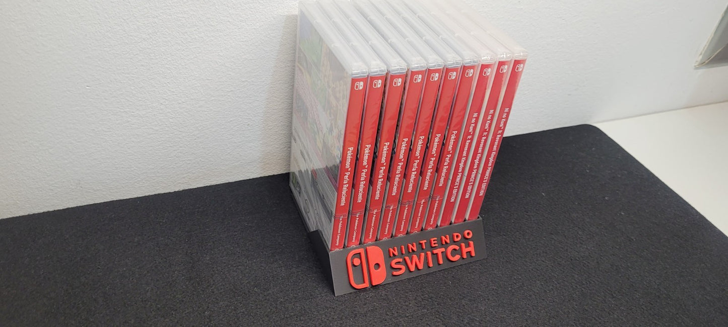 Expositor Stand Nintendo Switch 8,10,12,14,15,16,18 Ranuras  hecho en 3D