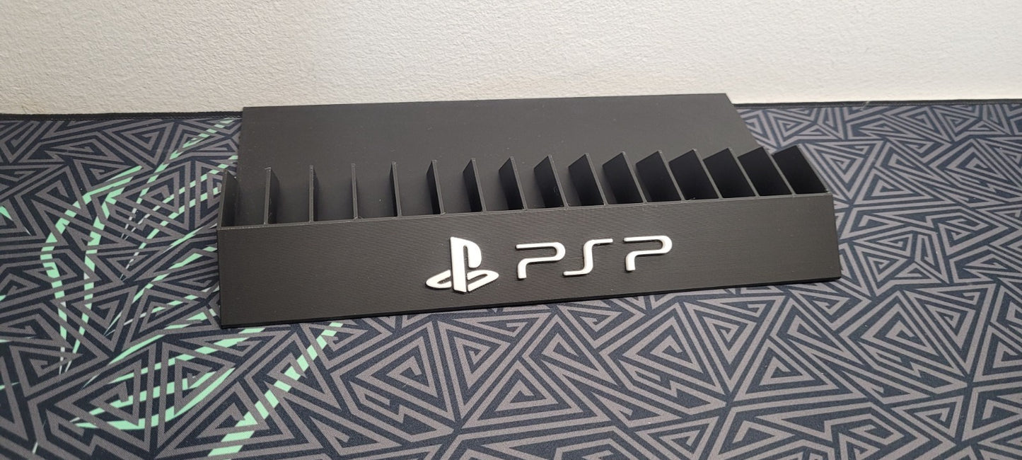 Expositor Stand Sony Playstation Portab PSP 8,10,12,14,15 Ranuras  hecho en 3D