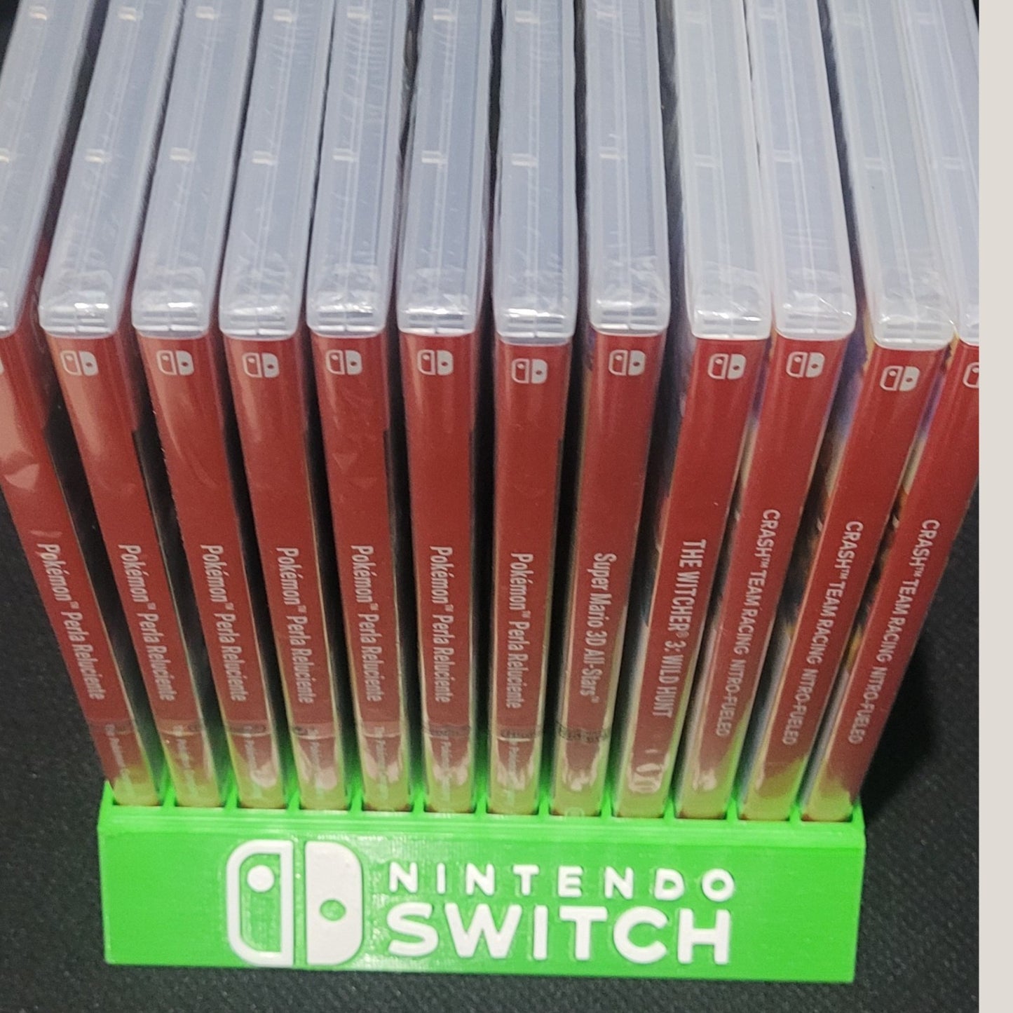 Expositor Stand Nintendo Switch 8,10,12,14,15,16,18 Ranuras  hecho en 3D
