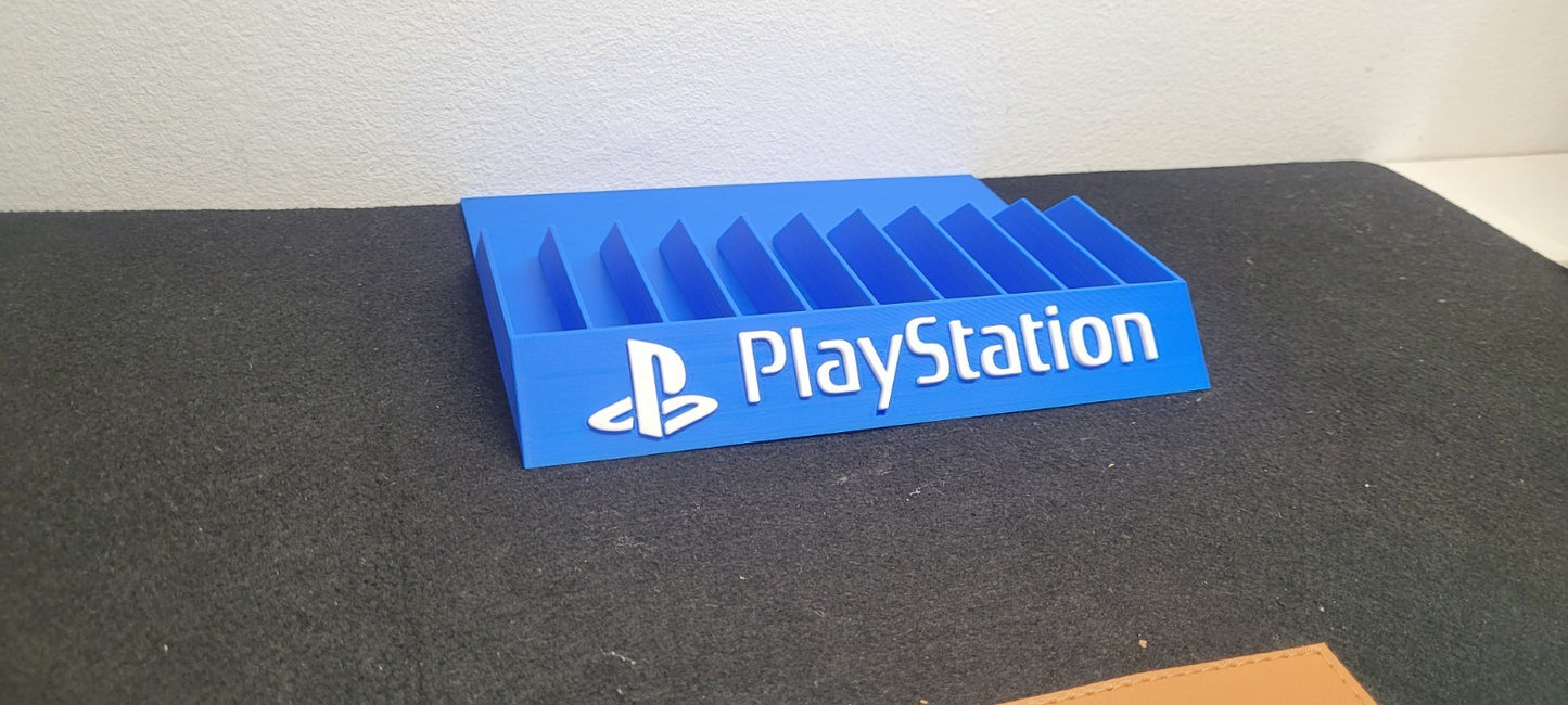 Expositor Stand 8,10,12 Ranuras juegos Sony PS1 Playstation 1 PSX hecho en 3D