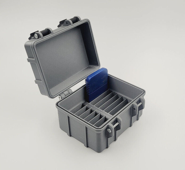 Caja almacenamiento mermory cards sony ps1 psx playstation hecho en 3D.