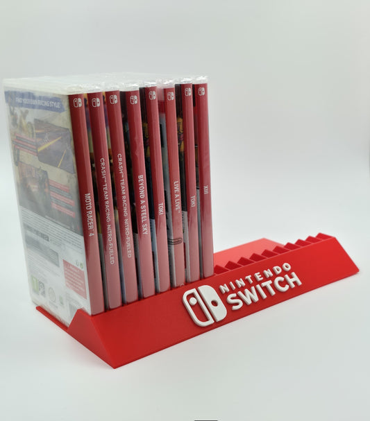 Expositor Stand Nintendo Switch 8,10,12,14,15,16,18 Ranuras  hecho en 3D