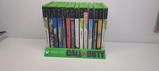 Expositor Stand Xbox 360 hecho en 3D logo Call of duty 14  Ranuras