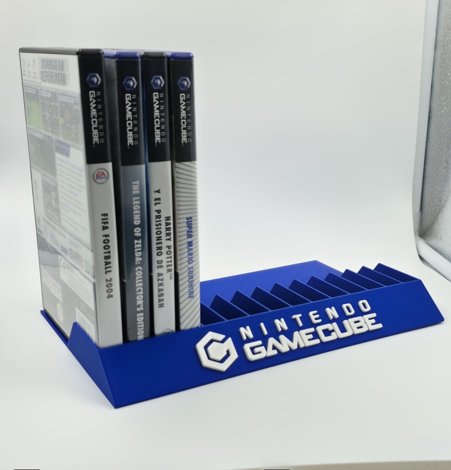 Expositor Stand 8,10,12,14,15 Ranuras juegos Nintendo Gamecube GC hecho en 3D