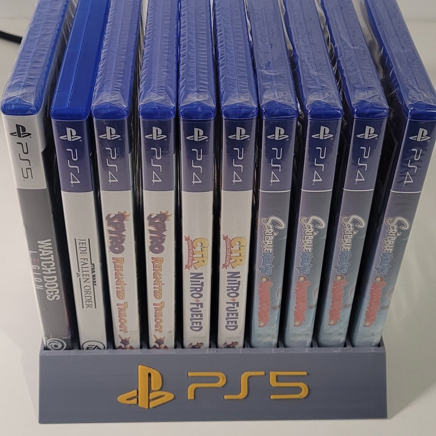 Expositor Stand Sony Playstation 5 PS5 8,10,12,14,15 Ranuras  hecho en 3D