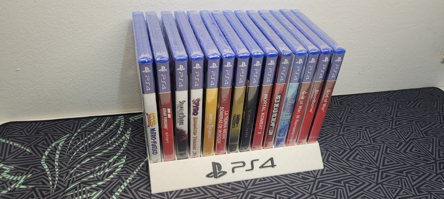 Expositor Stand Sony Playstation 4 PS4 8,10,12,14,15 Ranuras  hecho en 3D