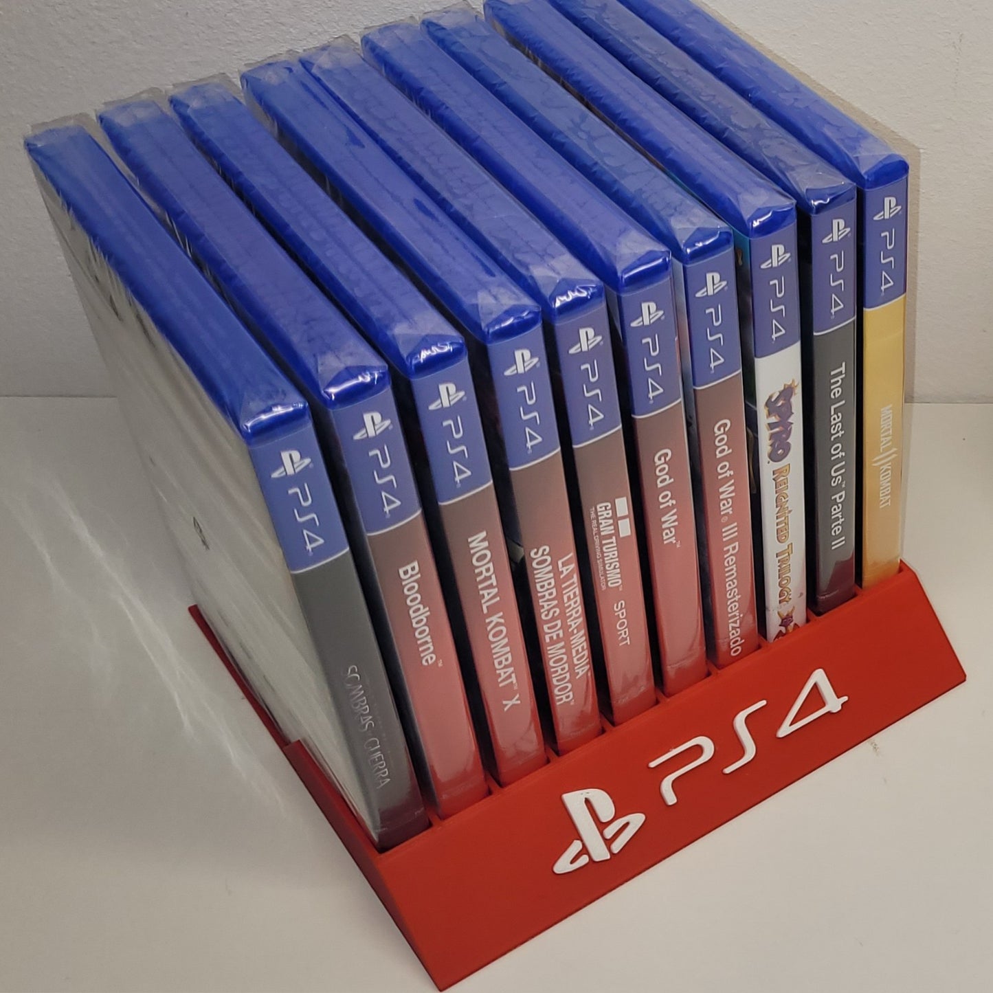 Expositor Stand Sony Playstation 4 PS4 8,10,12,14,15 Ranuras  hecho en 3D