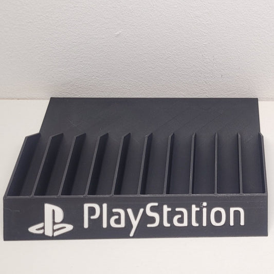 Expositor Stand 8,10,12 Ranuras juegos Sony PS1 Playstation 1 PSX hecho en 3D