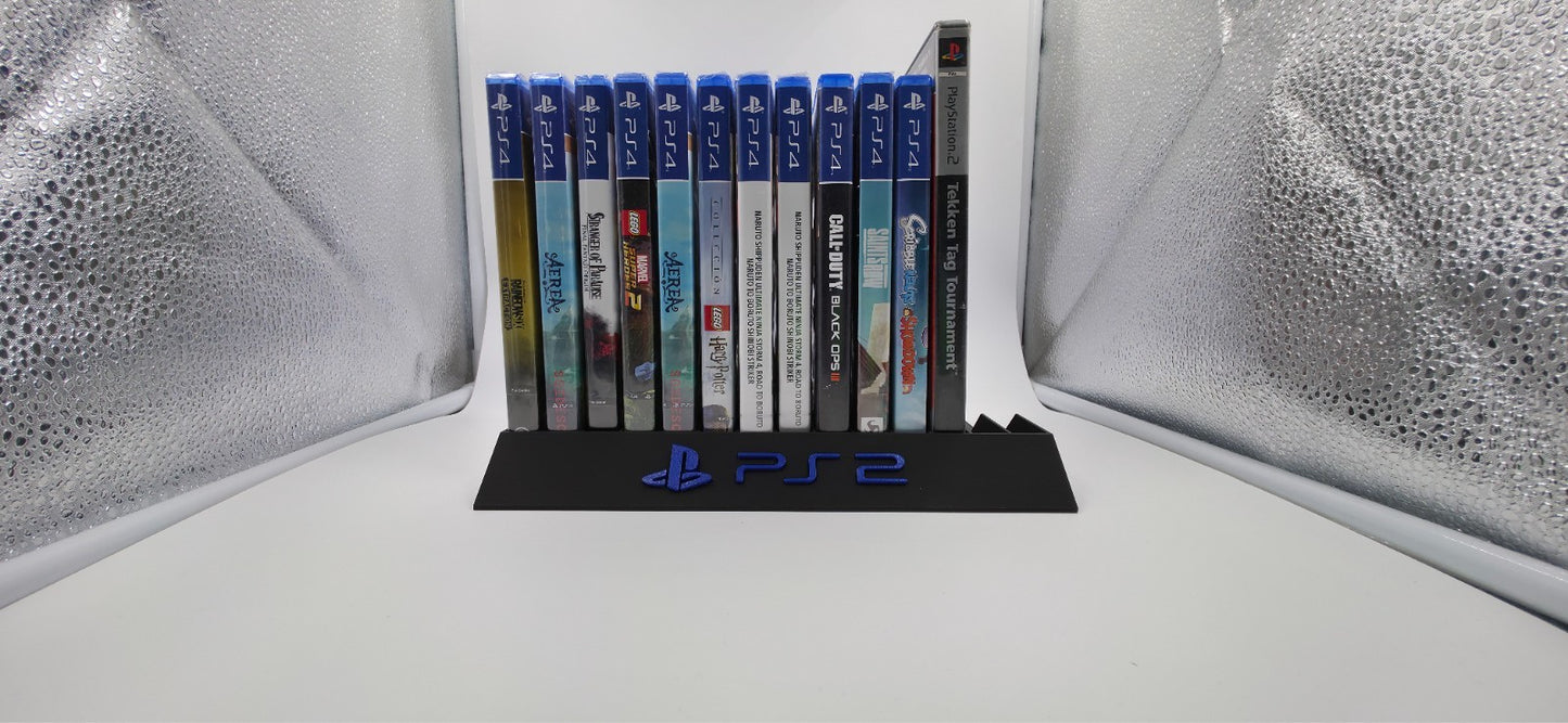 Expositor Stand Sony Playstation 2 PS2 8,10,12,14,15 Ranuras  hecho en 3D