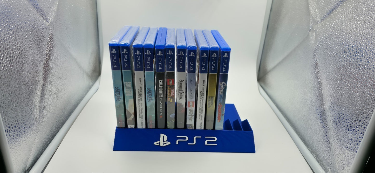 Expositor Stand Sony Playstation 2 PS2 8,10,12,14,15 Ranuras  hecho en 3D