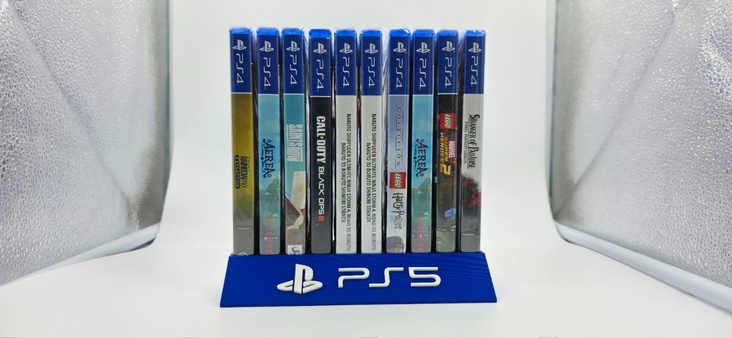Expositor Stand Sony Playstation 5 PS5 8,10,12,14,15 Ranuras  hecho en 3D