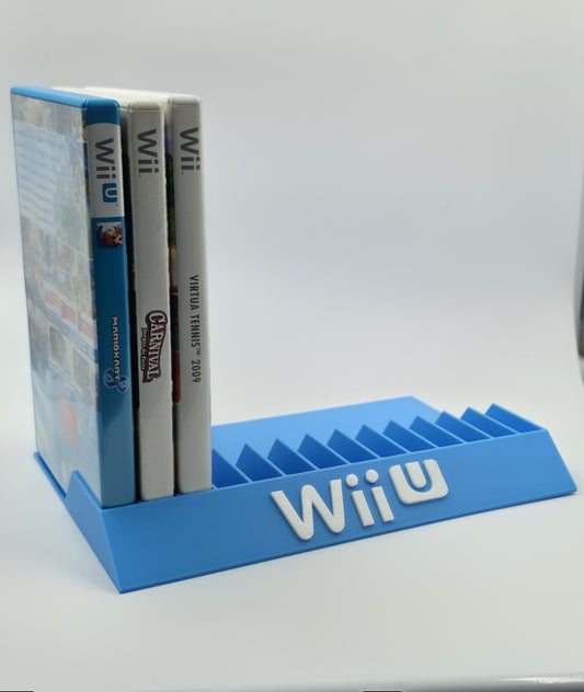 Expositor Stand 8,10,12,14,15 Ranuras juegos Nintendo WII U hecho en 3D