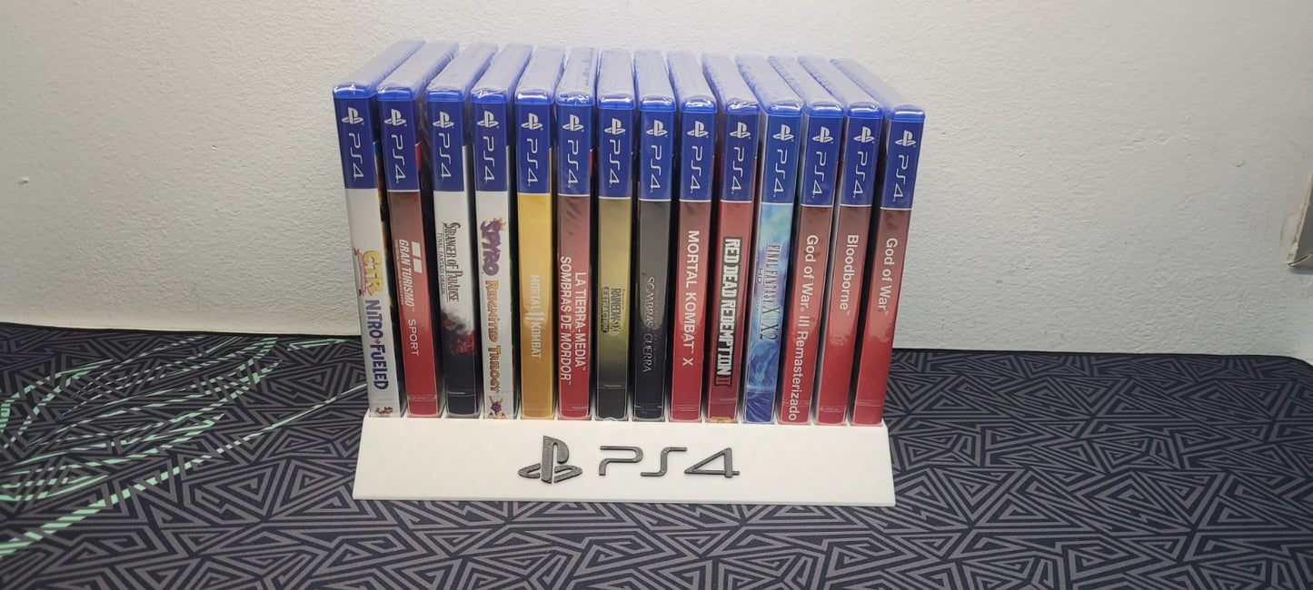 Expositor Stand Sony Playstation 4 PS4 8,10,12,14,15 Ranuras  hecho en 3D