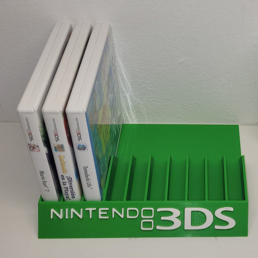 Expositor Stand 8,10,12,14 Ranuras juegos Nintendo 3DS hecho en 3D