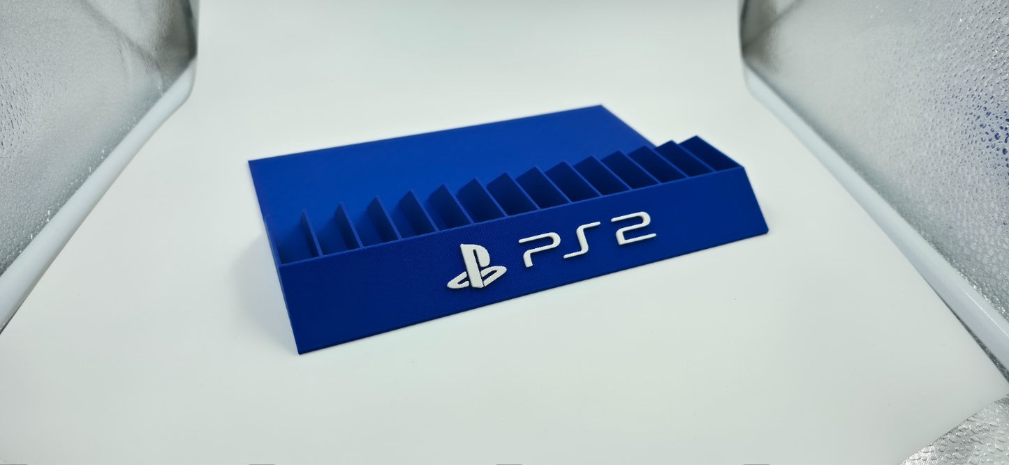 Expositor Stand Sony Playstation 2 PS2 8,10,12,14,15 Ranuras  hecho en 3D