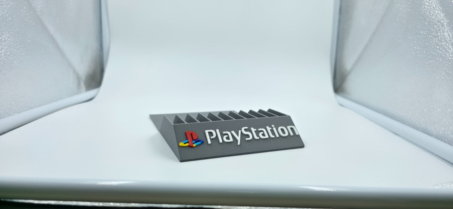 Expositor Stand Sony Playstation PS1 PSX NTSC  8,10,12,14,15,16,18,20 Ranuras 3D