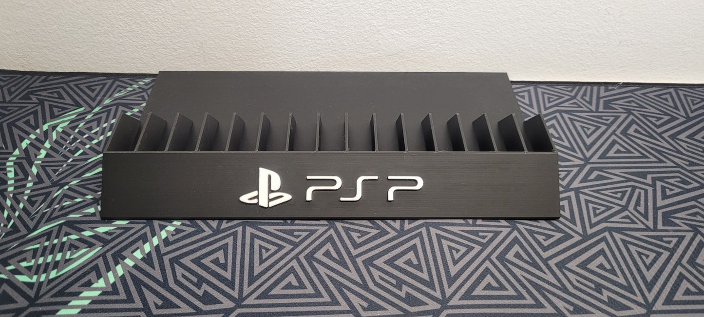 Expositor Stand Sony Playstation Portab PSP 8,10,12,14,15 Ranuras  hecho en 3D