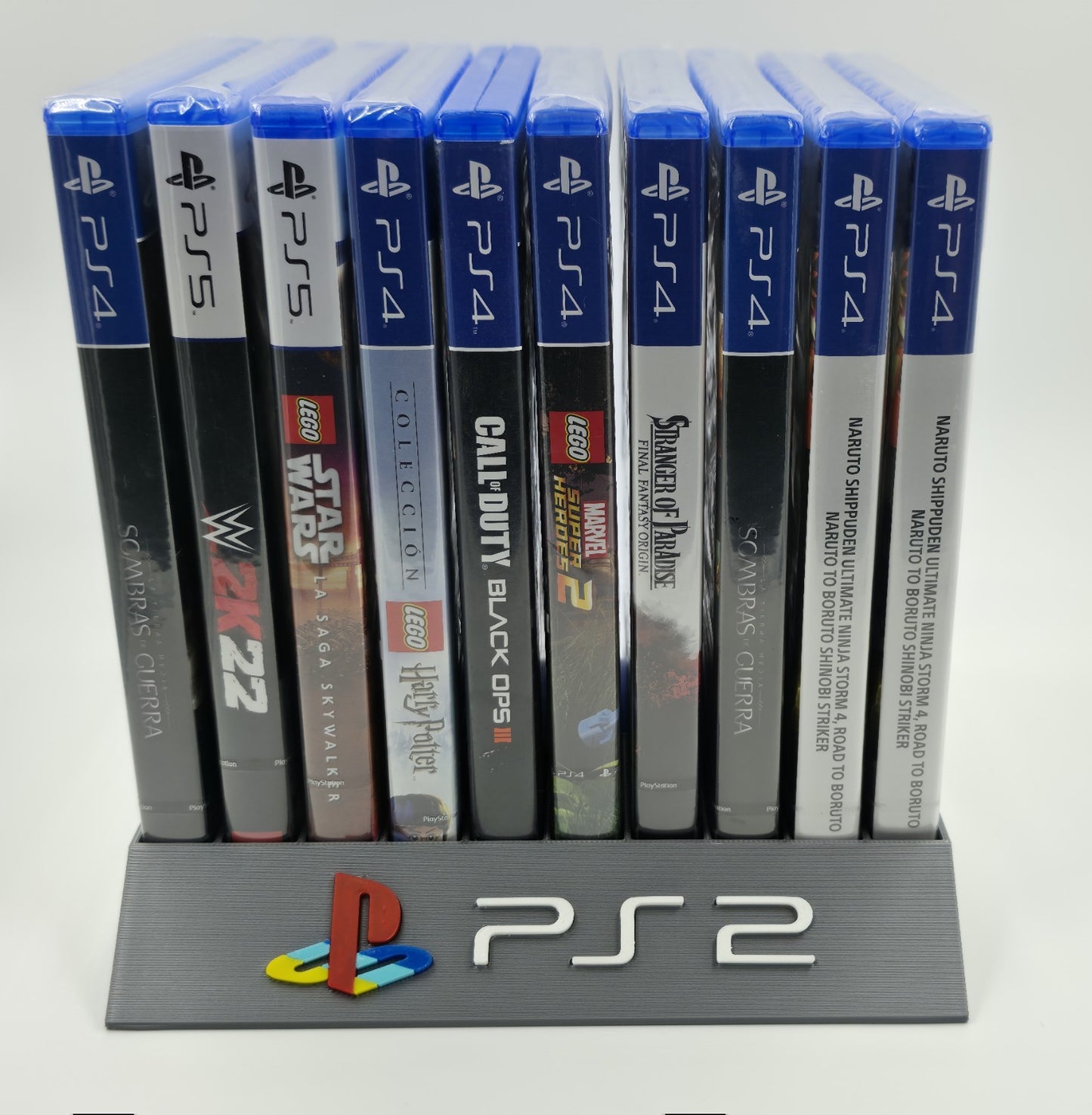 Expositor Stand Sony Playstation 2 PS2 8,10,12,14,15 Ranuras 3D