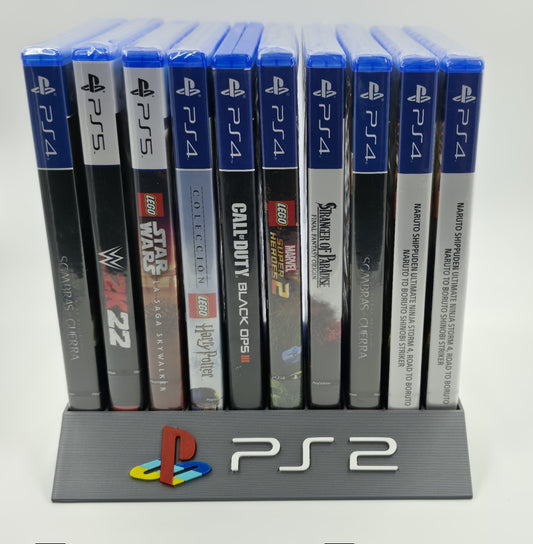 Expositor Stand Sony Playstation 2 PS2 8,10,12,14,15 Ranuras 3D