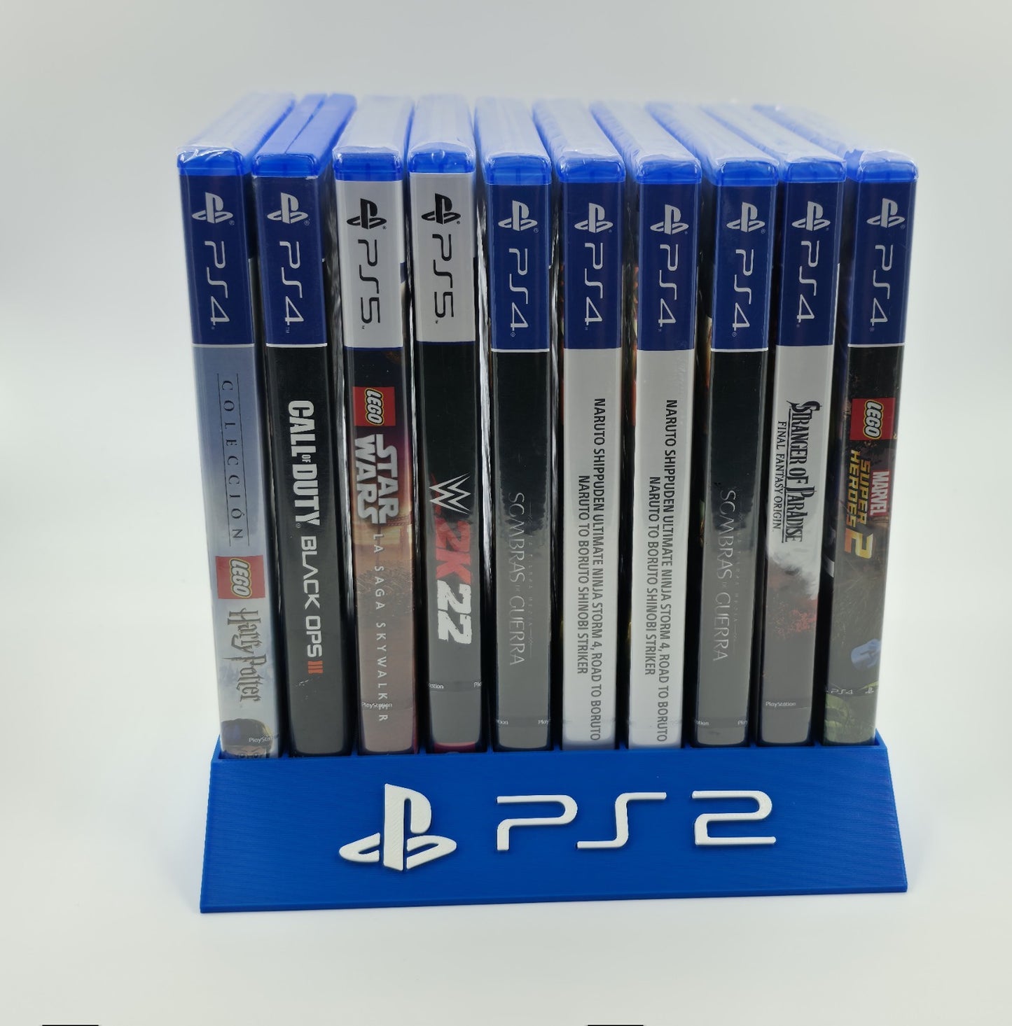 Expositor Stand Sony Playstation 2 PS2 8,10,12,14,15 Ranuras  hecho en 3D