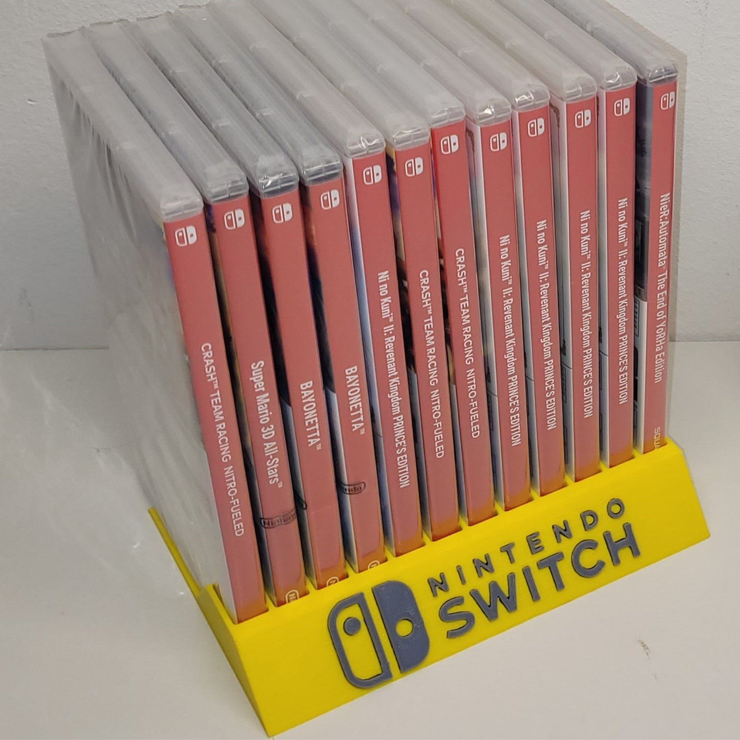 Expositor Stand Nintendo Switch 8,10,12,14,15,16,18 Ranuras  hecho en 3D