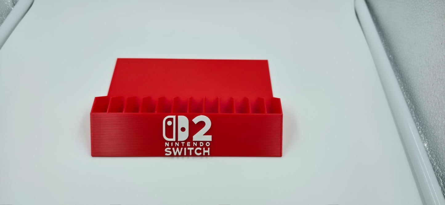 Expositor Stand Nintendo Switch 2 8,10,12,14,15,16,18 Ranuras  hecho en 3D
