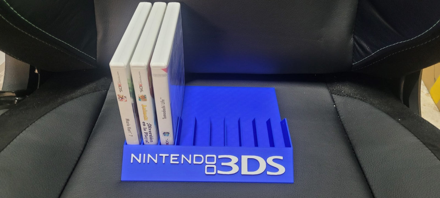 Expositor Stand 8,10,12,14 Ranuras juegos Nintendo 3DS hecho en 3D