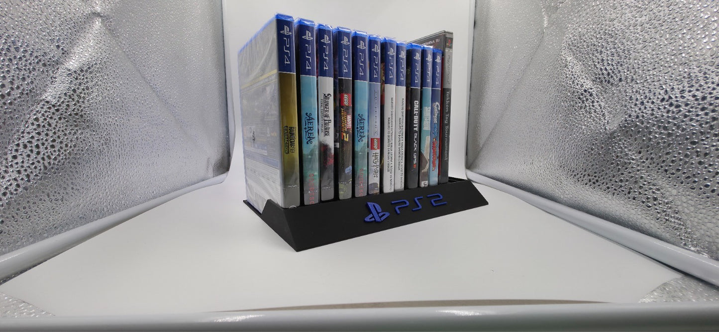 Expositor Stand Sony Playstation 2 PS2 8,10,12,14,15 Ranuras  hecho en 3D