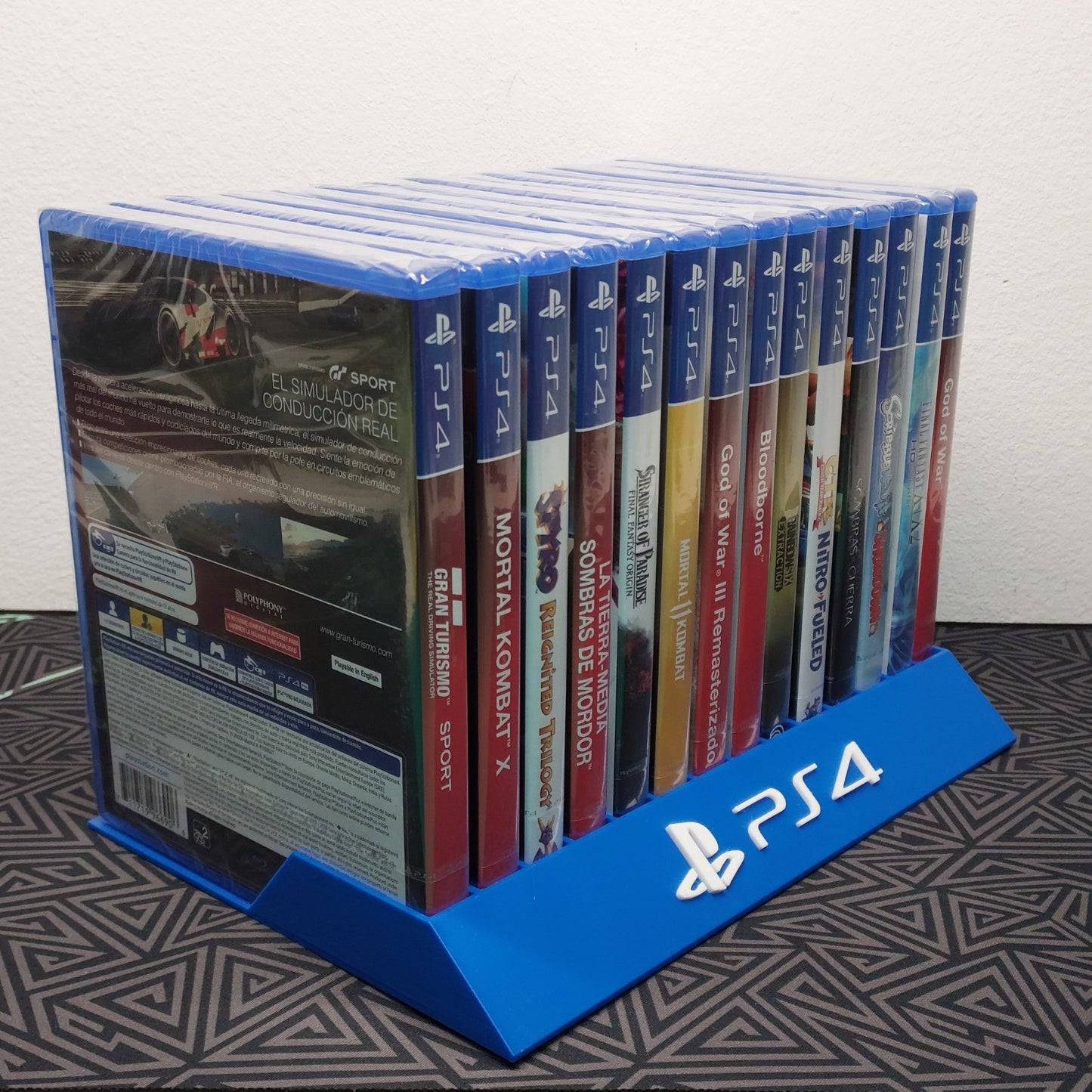 Expositor Stand Sony Playstation 4 PS4 8,10,12,14,15 Ranuras  hecho en 3D