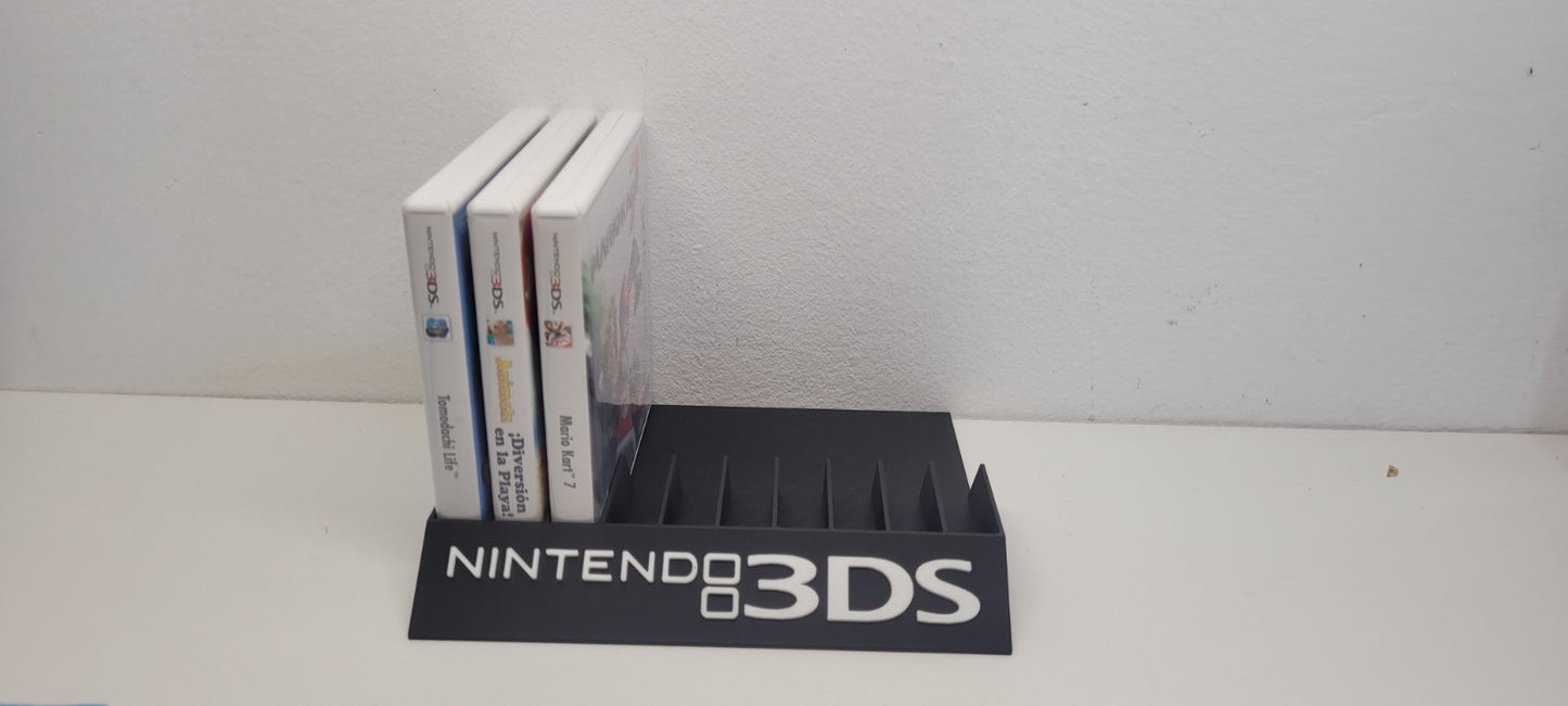Expositor Stand 8,10,12,14 Ranuras juegos Nintendo 3DS hecho en 3D
