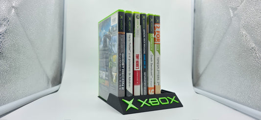 Expositor Stand 8,10,12,14,15 Ranuras juegos Xbox clasica hecho en 3D personalizado