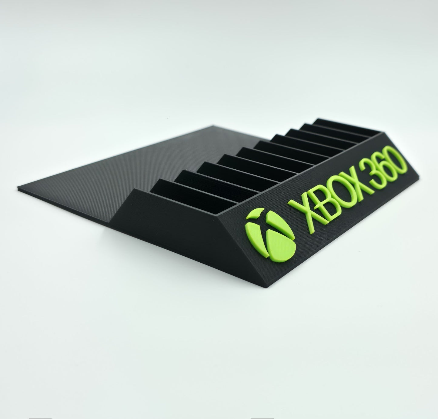 Expositor Stand 8,10,12,14,15 Ranuras juegos Xbox 360 hecho en 3D personalizado