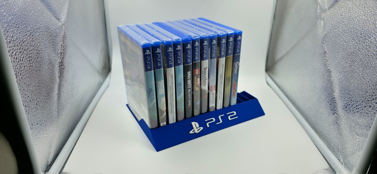 Expositor Stand Sony Playstation 2 PS2 8,10,12,14,15 Ranuras  hecho en 3D