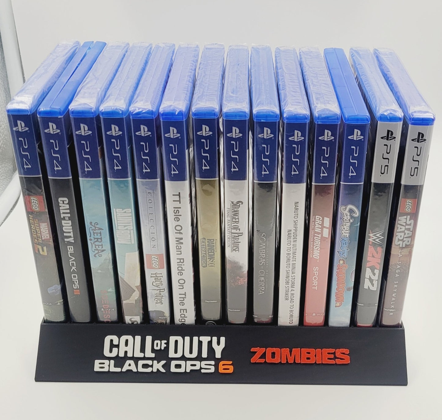 Expositor Call of duty black ops 6 zombie ps2,ps4,ps5 xbox 360 10,12,14,15 Ranuras