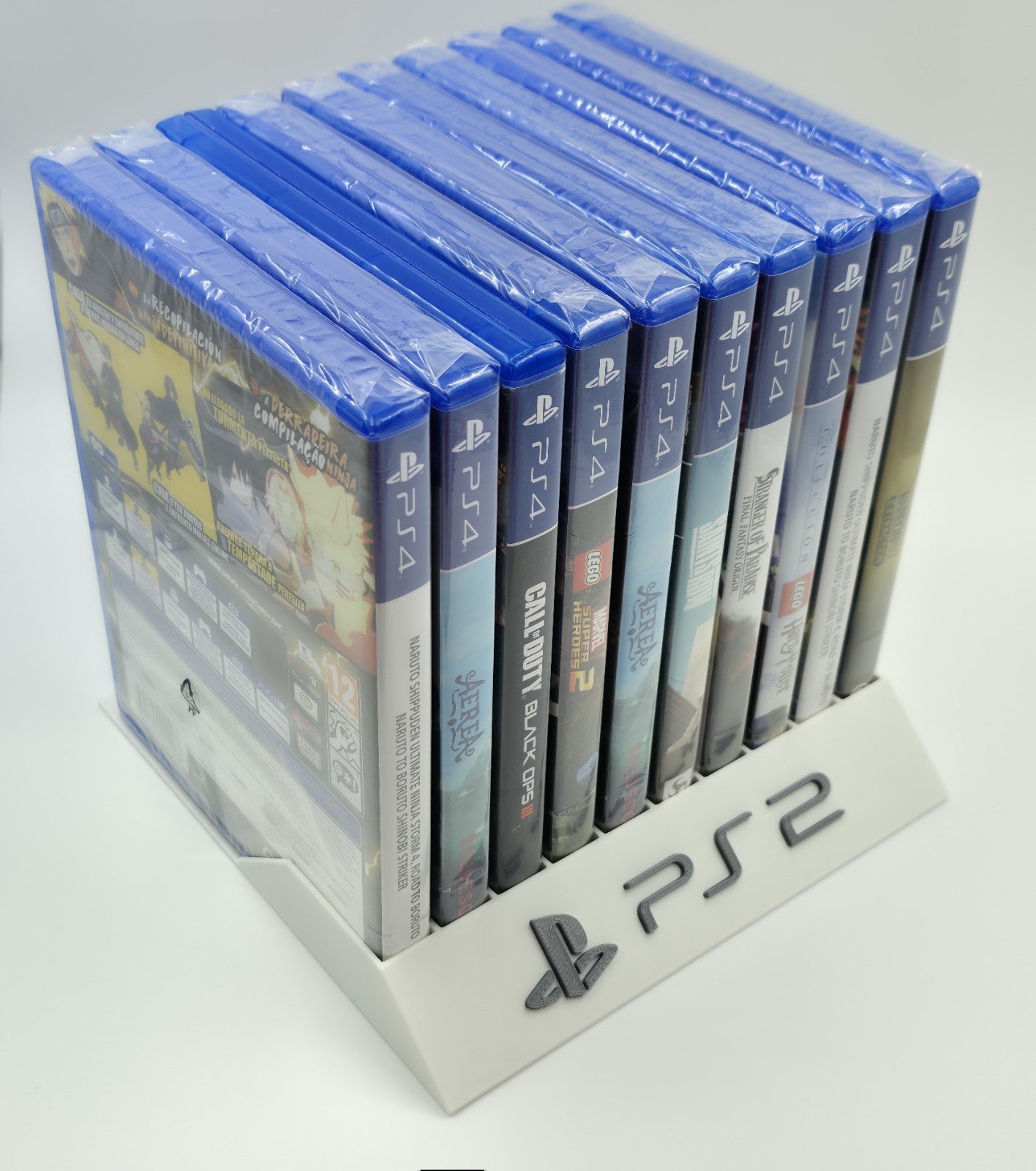 Expositor Stand Sony Playstation 2 PS2 8,10,12,14,15 Ranuras  hecho en 3D