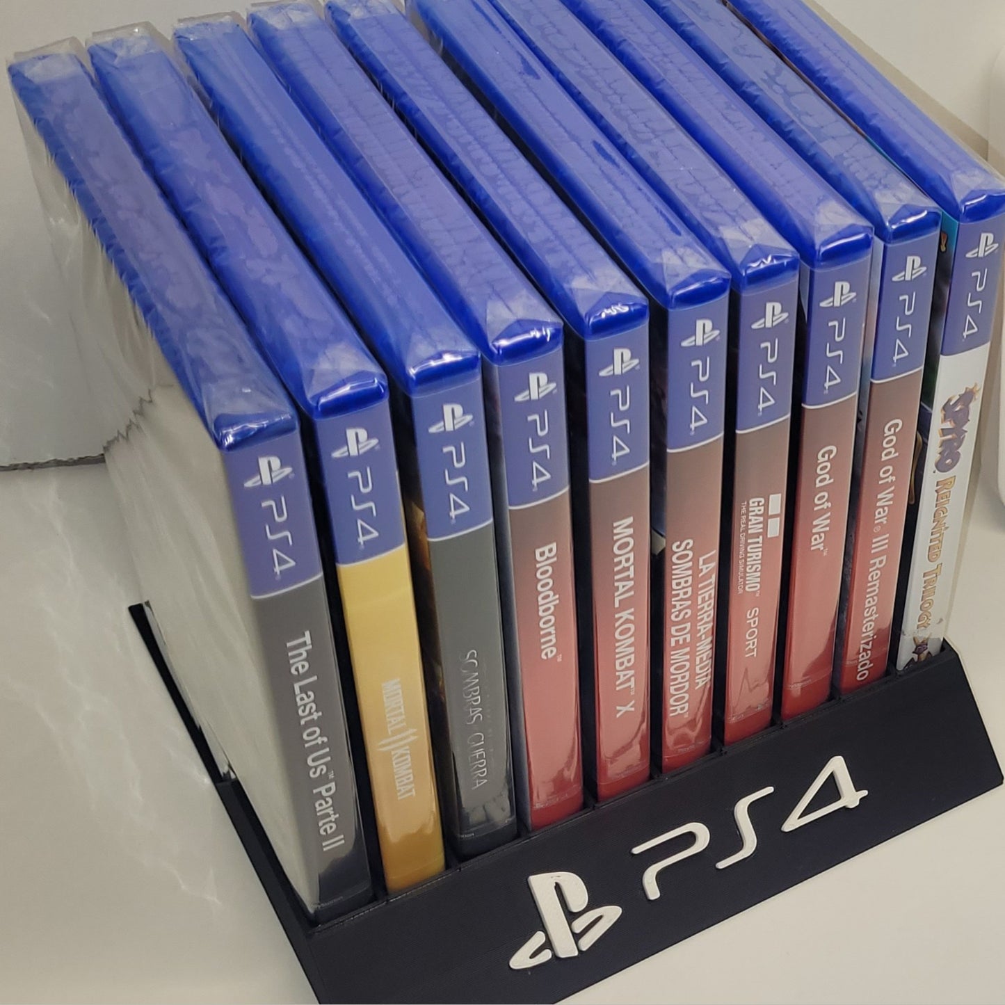 Expositor Stand Sony Playstation 4 PS4 8,10,12,14,15 Ranuras  hecho en 3D