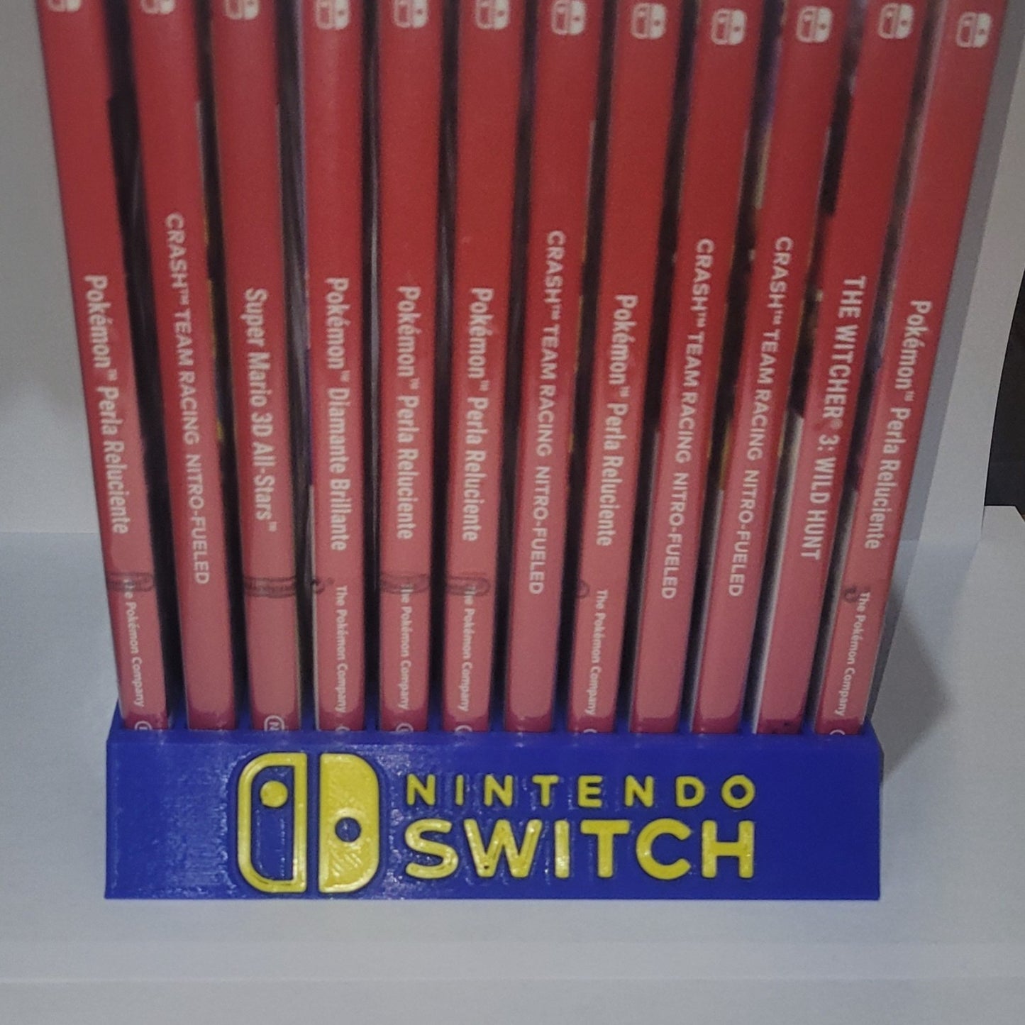 Expositor Stand Nintendo Switch 8,10,12,14,15,16,18 Ranuras  hecho en 3D