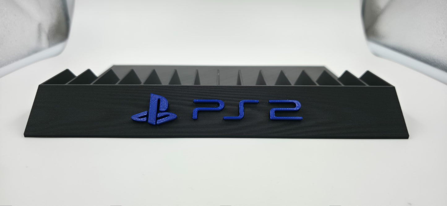 Expositor Stand Sony Playstation 2 PS2 8,10,12,14,15 Ranuras  hecho en 3D